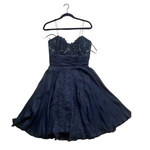 - Badgley Mischka black dress